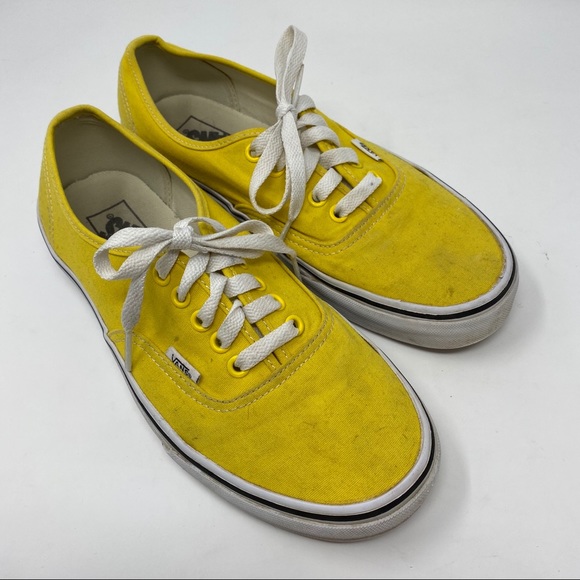 vans authentic vibrant yellow